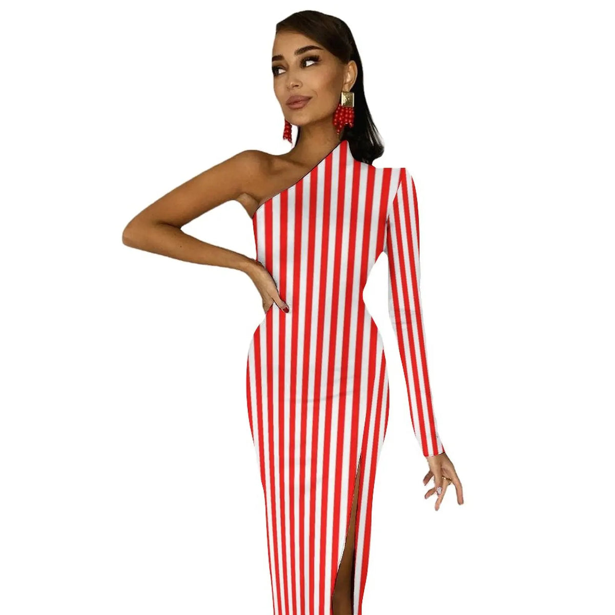 Robe Bustier Rouge et Blanche