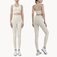 Ensemble Legging et Brassière Dos Nu Sport