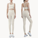 Ensemble Legging et Brassière Dos Nu Sport