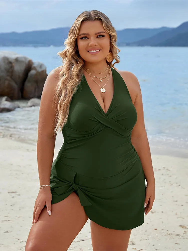 Maillot Tankini Grande Taille Amincissant