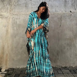 Caftan de Plage Motif Rayé
