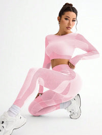 Ensemble Legging Femme Manches Longues Texturé