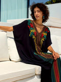 Embroidered Beach Caftan 
