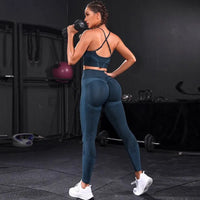 Ensemble Legging et Brassière Croisée