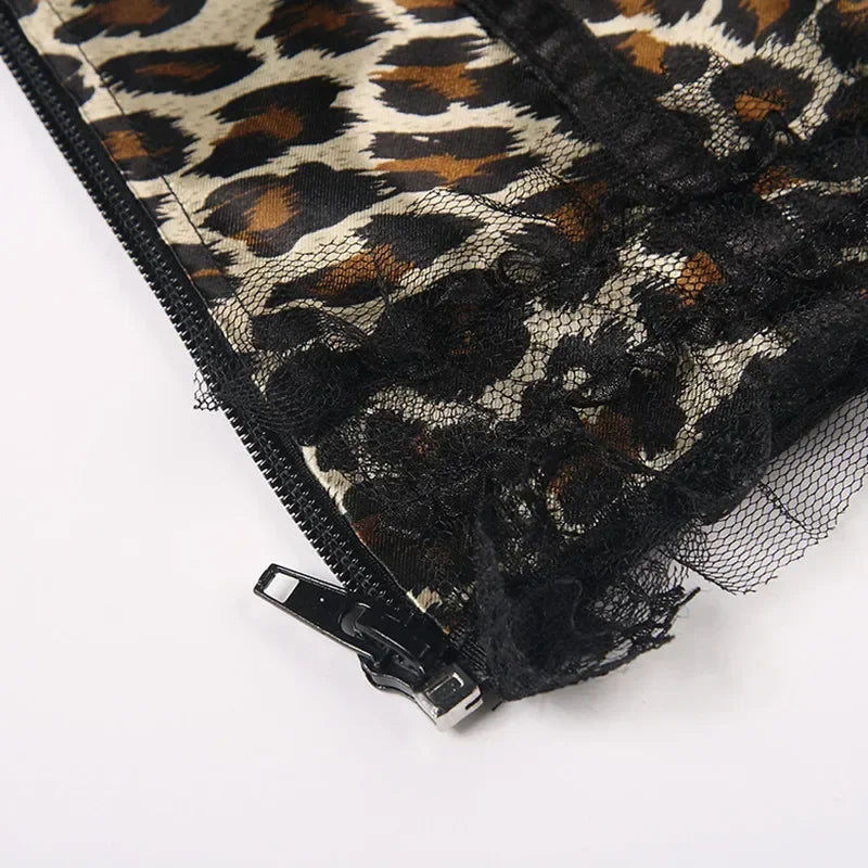 Leopard Corset