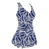 Maillot de Bain Gainant Robe Jupette Évasée.