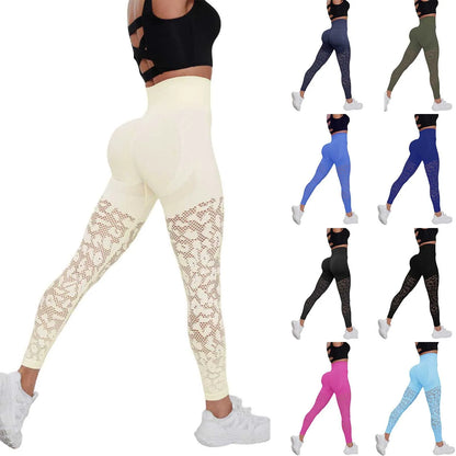 Legging Anti-Cellulite Nid d'Abeille Push-Up Fessier