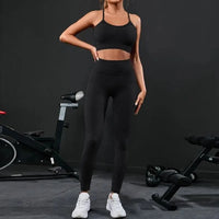 Ensemble Legging et Brassière Croisée