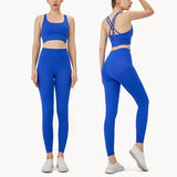 Ensemble Legging et Brassière Dos Nu Sport