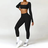 Ensemble Tenue de Sport Femme Crop Top