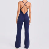 Combinaison Legging Short Sport Bretelles Dos Croisées