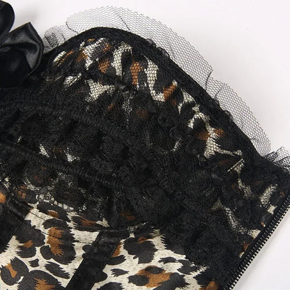Leopard Corset