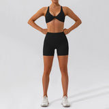 Ensemble Tenue de Sport Femme Crop Top