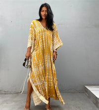 Caftan de Plage Motif Rayé