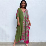 Caftan de Plage Motif Rayé