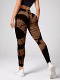 Legging Gainant Motif Rayé