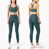 Ensemble Legging et Brassière Dos Nu Sport
