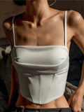 Top Corset à Lacet dans le Dos