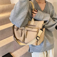 Sac cabas nylon grande capacité multi-poches femme 3