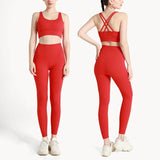 Ensemble Legging et Brassière Dos Nu Sport