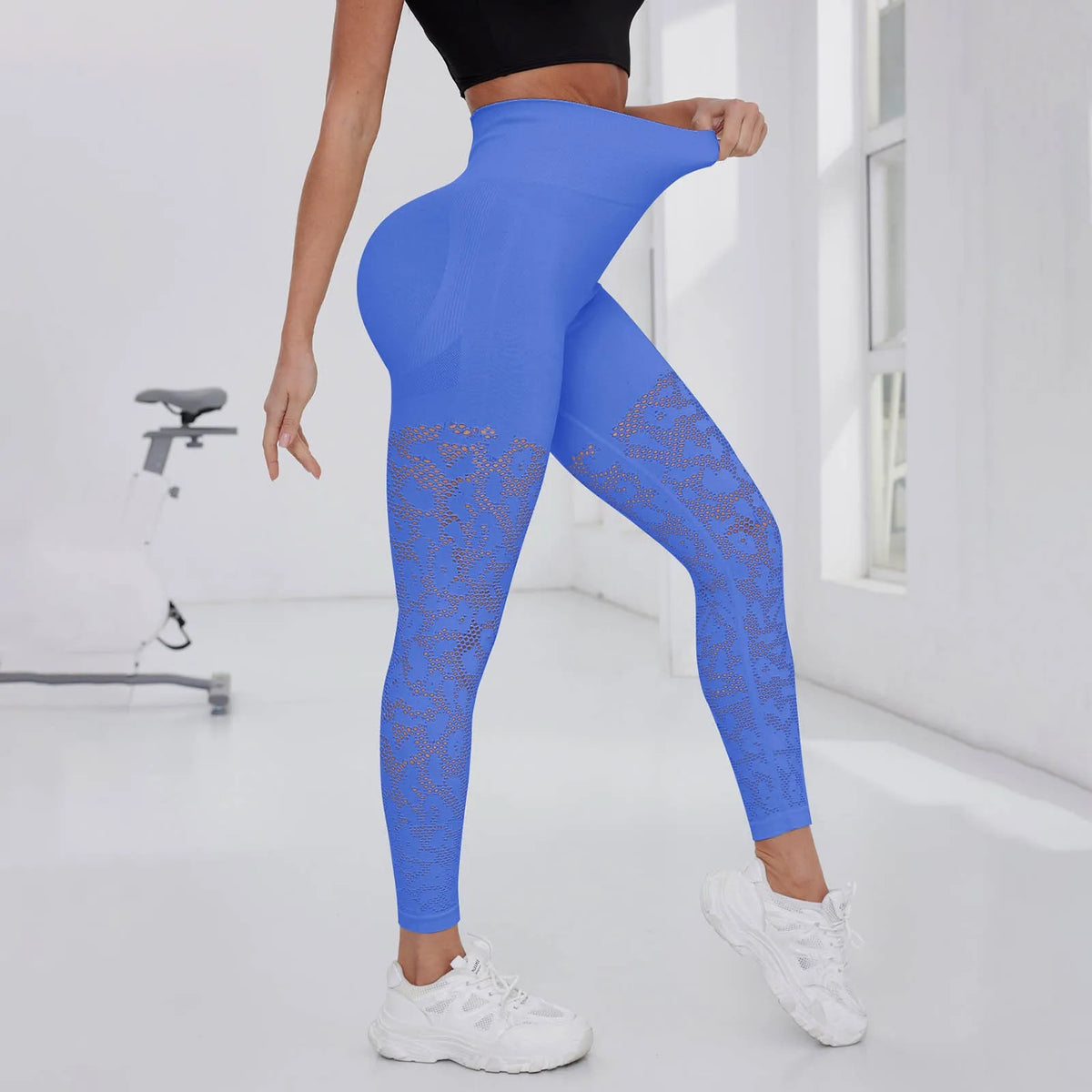 Legging Anti-Cellulite Nid d'Abeille Push-Up Fessier