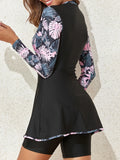 Long Sleeve Swimsuit Dress 