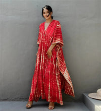 Caftan de Plage Motif Rayé