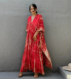 Caftan de Plage Motif Rayé
