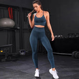 Ensemble Legging et Brassière Croisée