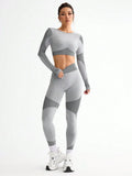 Ensemble Legging Femme Manches Longues Texturé