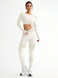 Ensemble Legging Femme Manches Longues Texturé