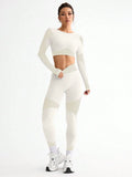 Ensemble Legging Femme Manches Longues Texturé