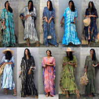 Caftan de Plage Motif Rayé