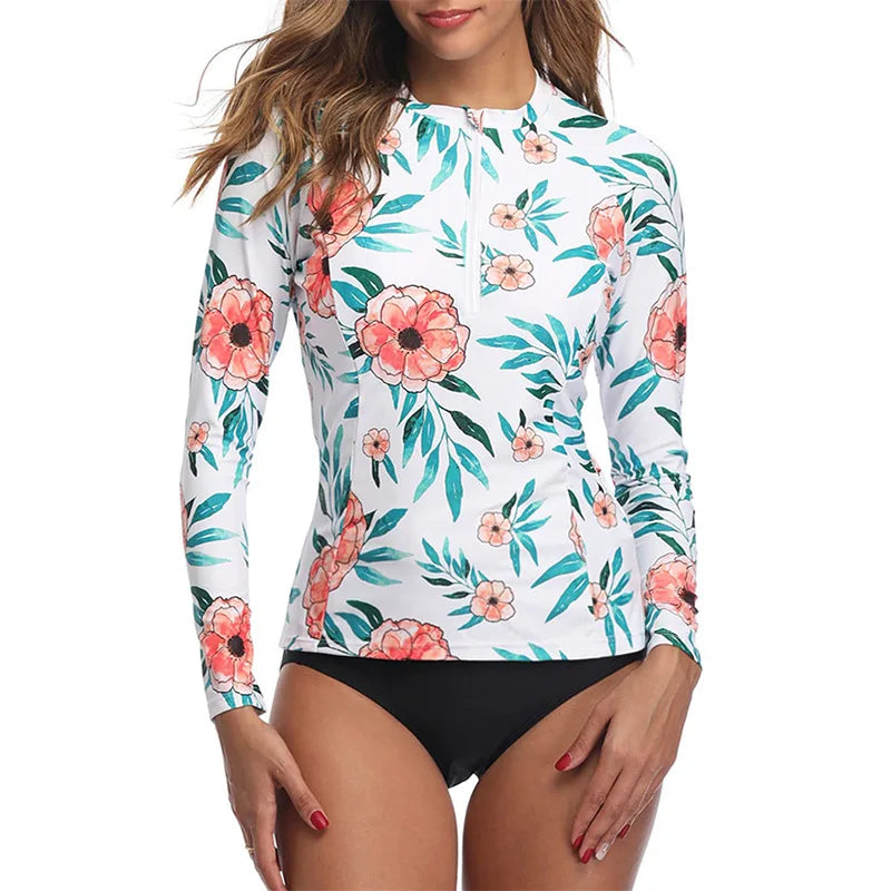 Maillot de Bain Manche Longue 2 Pièces
