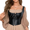 Ceinture corset cuir