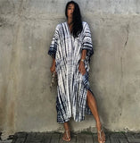 Caftan de Plage Motif Rayé