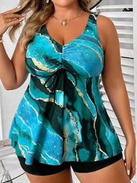 Maillot de Bain Tankini Grande Taille Femme