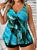 Maillot de Bain Tankini Grande Taille Femme