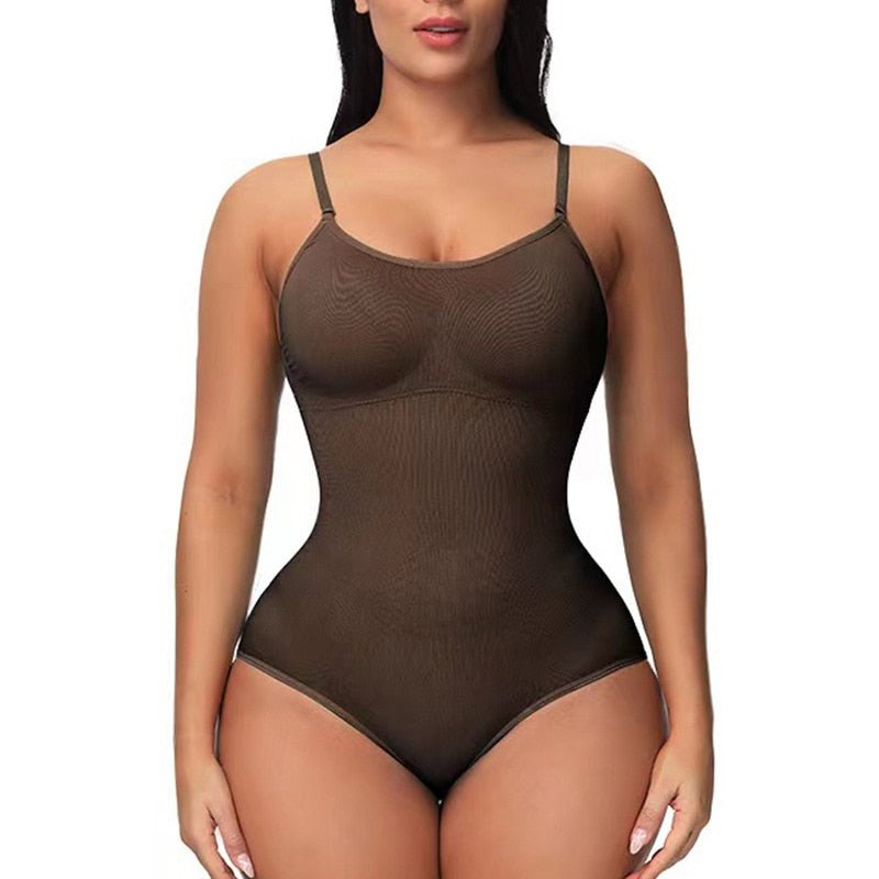 body maintien fort marron