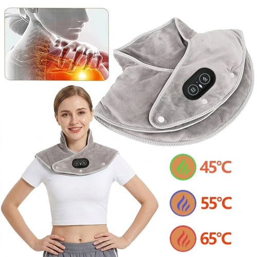 Collier Cervical Chauffant Massant Électrique