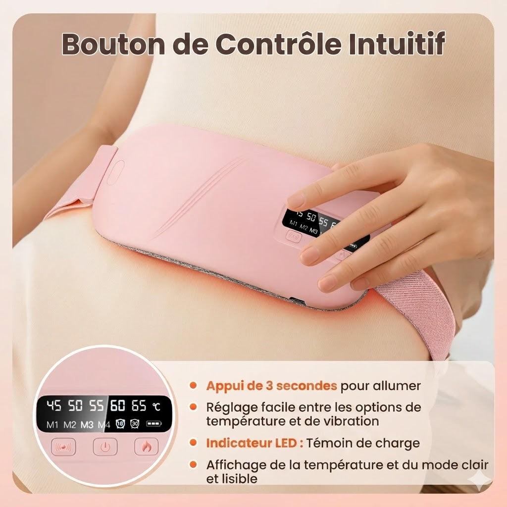 Ceinture Chauffante Massante Règles Douloureuses