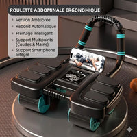 Roue Abdominale avec Support pour Coudes