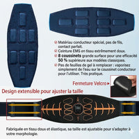 Ceinture Électrostimulation Stimulateur Abdo