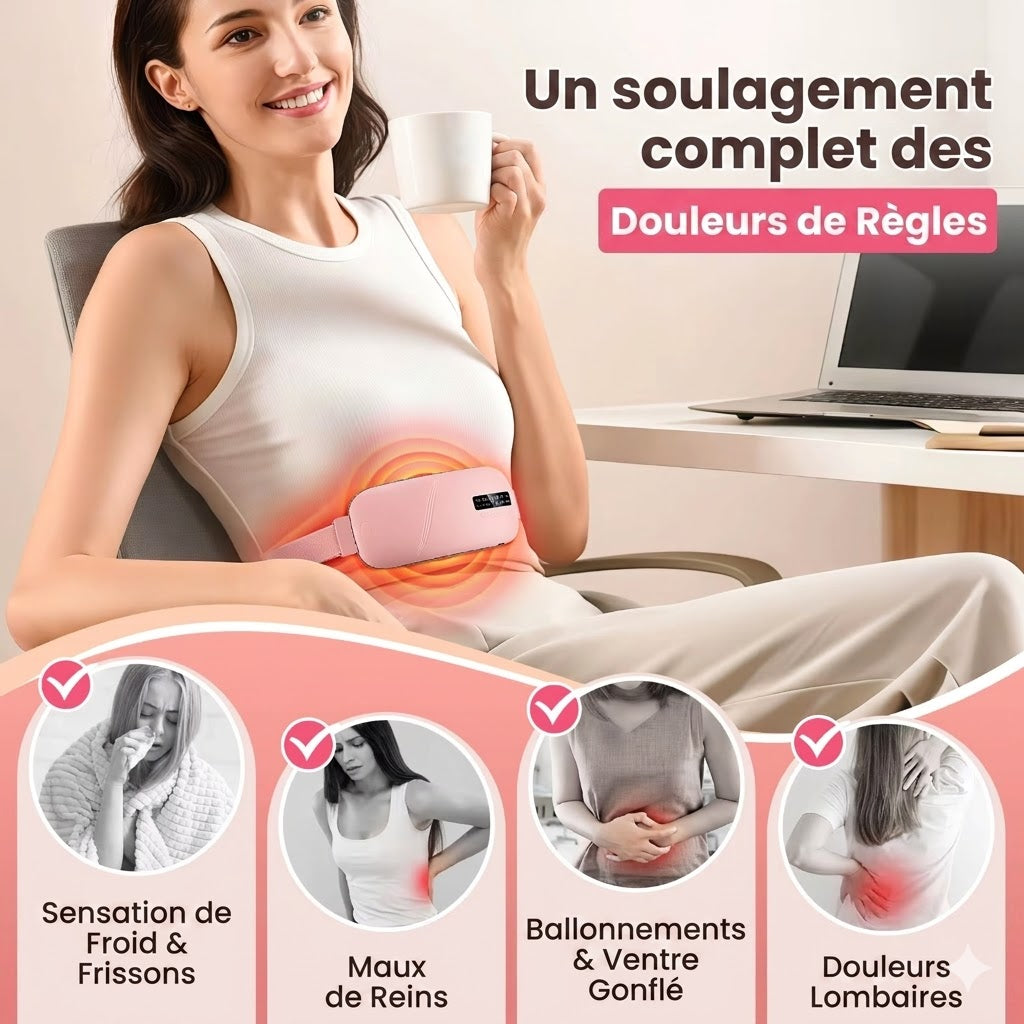 Ceinture Chauffante Massante Règles Douloureuses