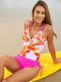 Maillot de Bain 2 Pièces Ensemble Tankini et Culotte