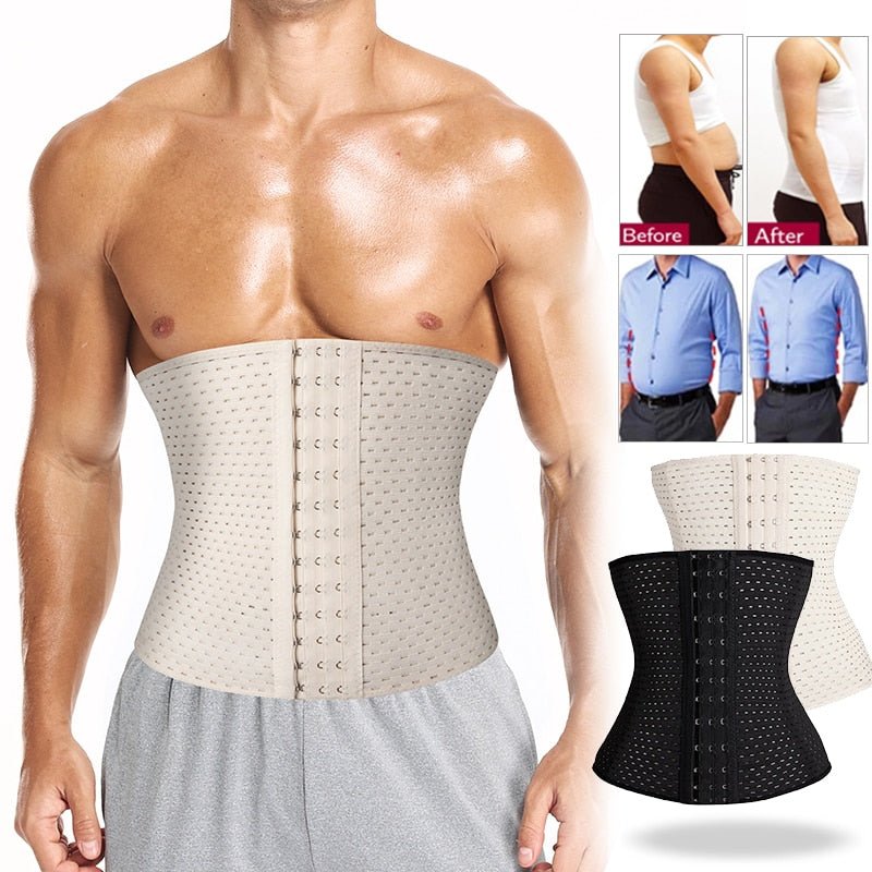Bustier-corset,Chemise de Compression Amincissante pour Homme,Body Shaper,Waist Trainer,Workout