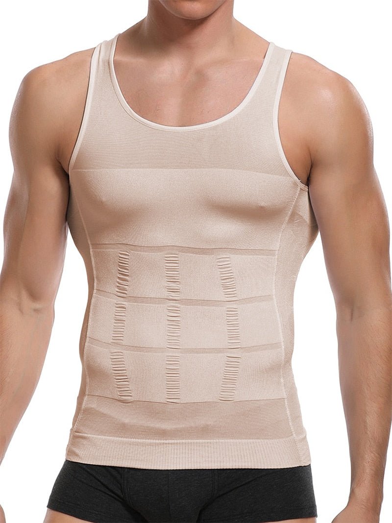 gaine débardeur beige