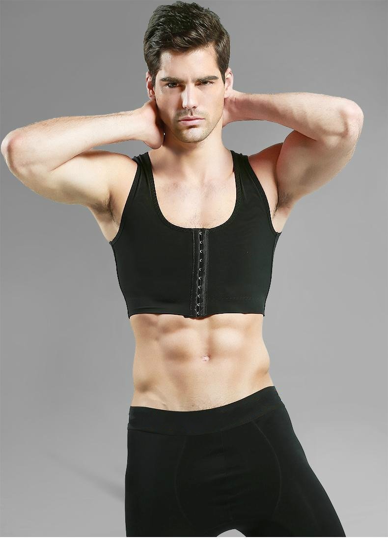 gaine gynecomastie noir