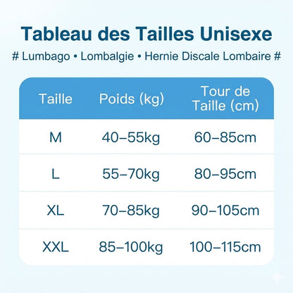 Ceinture Lombaire Compression Croisée