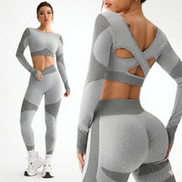 Ensemble Legging Femme Manches Longues Texturé